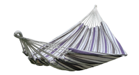Hamac double en coton personnalisé - Lit suspendu coloré pour jardin et terrasse avec une construction de haute qualité