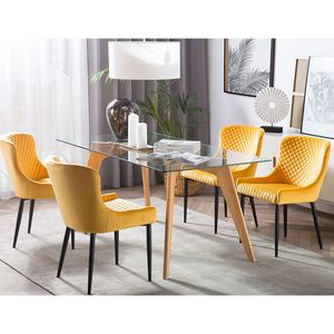 A buon mercato moderna sala da pranzo mobili poltrona tubo di metallo verniciato a polvere di colore del velluto <span class=keywords><strong>tessuto</strong></span> <span class=keywords><strong>sedia</strong></span> da pranzo - Product Image 6
