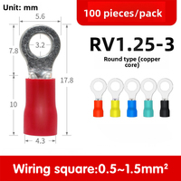 Bornes à sertir isolées en PVC de la série Ev8 Stronghold Rv, en cuivre étamé, connecteurs de fils électriques, embouts de câbles