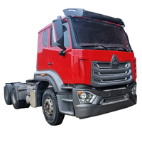 Truk Traktor Bekas Sinotruck 6x4 10 Roda Howo NX Hohan 371-380hp Mesin Diesel Weichai Setir Kiri Prime Mover