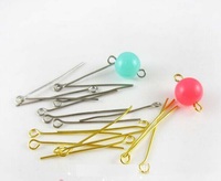 Missord I Y — épingle à yeux en alliage métallique, pour perles, chaîne, accessoires de bijoux de mode, 5 cm, différentes couleurs personnalisées