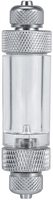 Compteur de bulles de CO2 pour plantes aquatiques d'aquarium, en métal, écologique, à tête simple/double, outil de réservoir de poissons anti-retour, 150 ml, rond