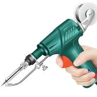 Pistol Soldering Iron Thermal Genggam 60W dengan Pengisian Timah Otomatis, Pemanasan 30 Detik, 220-240V AC, Tip Leader LD-283