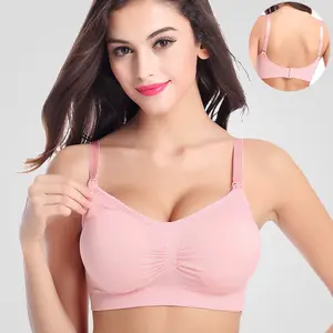 New Style Front Closure Wirefree Cup Sports Maternity Nursing Bras Set Manufacturers For Sexy Mommy