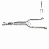 Vente en gros usine : Éliminateur de résonateur X-Pipe haute performance de 3 pouces pour BMW E90 E92 E93 M3 V8 4.0L 2008-2013 – Amélioration du son