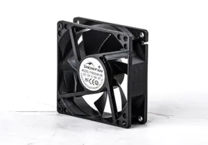 Alta Velocidade 80X80X25Mm 8025 12V Sem Escova IP54 À Prova D' Água 80Mm Dc Motor Ventilador De Refrigeração