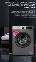 Lightweight Smart Washer for Urban Living 10kg Top Loading Stainless Tub Digital Display 12 Wash Cycles and Quick Wash