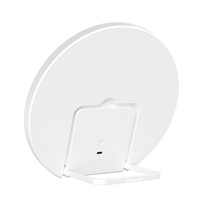 Nouveautés 2023 Miroir cosmétique de table pliable Support portable Miroir mural suspendu LED 3 couleurs Lumière à intensité variable