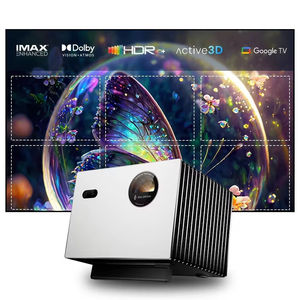 Rc Global version Awol VisionMaster Plus 2 <b>4K</b> <b>Projector</b> 2000 Lumen RGB Triple Laser Google <b>TV</b> Home Cinema <b>Projector</b> HDR10+ - Product Image 1