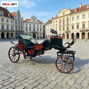 Chariot de Mariage Cendrillon avec Lumières LED, Chariot de Noël de Luxe, Chariots Tirés par des Chevaux - Product Image 4