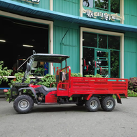 Tricycle cargo à six roues motrices avec cabine ouverte pour un transport de marchandises efficace – Ventes directes usine