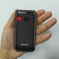 El último teléfono inteligente OEM Clamshell con tapa con texto de teclado grande 4G Android Flip Smart Phone