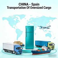 Envío de Carga Sobredimensionada por Mar y Camión de China a España |   Mercancías Peligrosas, Envío Rápido y Confiable de 35 a 50 Días, Agente de Carga con Seguro