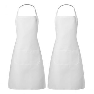 Delantales de Poliéster para Adultos con Bolsillos para Mujeres y Hombres, Lavables a Máquina, para Cocina, Restaurante, Cafetería, con Logotipo Personalizado - Product Image 3
