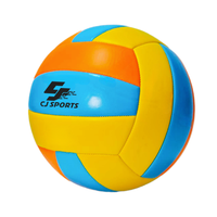 Balón de Voleibol de PVC Promocional de la Mejor Calidad, Cosido a Máquina, Duradero y Ligero para Entretenimiento