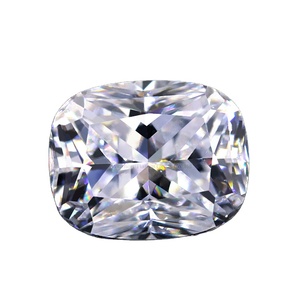Vicino incolore bianco moissanite DEF <span class=keywords><strong>colore</strong></span> 8*10 lungo cuscino di moissanite allentati stones per monili che fanno - Product Image 1