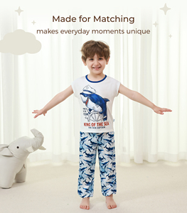 Pyjama pour garçons et filles, ensemble de vêtements de nuit pour enfants, stock en liquidation, prix bas, en stock, livraison rapide, pièce unique disponible, vente en gros - Product Image 2