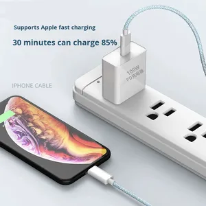 Cable tipo C <span class=keywords><strong>de</strong></span> 60W que teje carga rápida 1M 2M tipo C a tipo Cable <span class=keywords><strong>de</strong></span> carga Cables <span class=keywords><strong>de</strong></span> datos para teléfono inteligente - Product Image 2