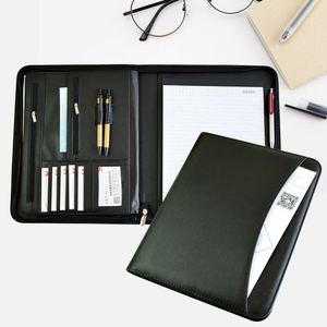 แฟ้มเอกสาร DA-086 A4 หนัง PU แบบมัลติฟังก์ชั่น พร้อมคลิปหนีบ สำหรับ iPad สำนักงาน ธุรกิจ การประชุม ผลิตในจีน ขายส่งจากโรงงาน - Product Image 1