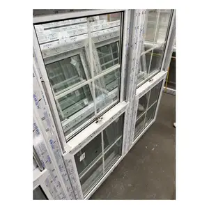 Factory wholesale upvc window and doors Foshan supplier high quality cheap price french wooded windows