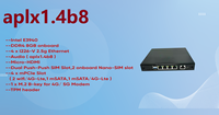 Nouvelle arrivée, serveur mini PC pare-feu Pfsense sans ventilateur avec RAM DDR4 4G/8G intégrée, 4 ports RJ45 2.5G, carte mère X86 avec mémoire DDR4