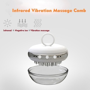 Outil de massage électrique portable EMS pour la tête, peigne massant du cuir chevelu, pour usage domestique - Product Image 4