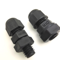 Connecteur de câble étanche IP68 à basse tension Longran M8*1.25 avec filetage métrique en nylon, ignifuge 94V-2 pour câble de 2.5-4.5mm