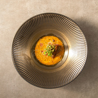 Vaisselle en porcelaine bronze avec or, articles de table de luxe créatifs orientaux pour restaurant, bols en céramique pour ramen