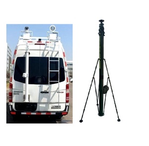 Treuil <span class=keywords><strong>télescopique</strong></span> pour antenne radio HF manuelle montée au sol, 10 m, 15 m, 18 m, 22 m - Product Image 2