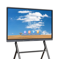 Tableau interactif numérique à écran tactile intelligent Tableau blanc électronique d'enseignement en ligne Tableau intelligent interactif LCD
