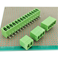 Connecteur de bornier PCB à angle droit de 90 degrés, mâle, pas de 3,5 mm