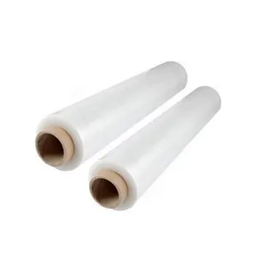 Factory Supply Hand and Machine Use White Clear PE LLDPE Packing Pallets Film Stretch Wrap Roll