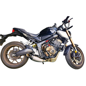 Pot d'échappement complet pour moto HONDA <span class=keywords><strong>CB650R</strong></span>/CBR650R, modèles 2019-2023, échappement inférieur modifié - Product Image 3