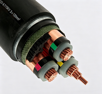 Cables de Alimentación Aéreos para Minería y Construcción Industrial con Conductor de Cu/Al y Aislamiento XLPE, Voltaje Nominal 1.8/3kV~26/35kV