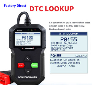 Konnwei kw590 OBD2 Scanner công cụ chẩn đoán cho tất cả các xe 12V OBD2 giao thức xe đọc mã động cơ phân tích với 3000 + Mã - Product Image 2