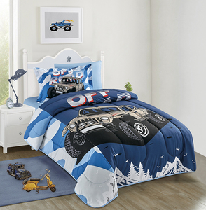 Ga Trải Giường Trẻ Em Vải Bông 100% Bộ Vỏ Chăn Giá Rẻ Bán Buôn Bộ Ga Trải Giường Vải Lanh Tùy Chỉnh Bộ Chăn Bông - Product Image 4