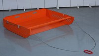 Remorque de ramassage de fumier robuste pour VTT, pour le nettoyage des pâturages et la collecte de pierres dans les fermes équine