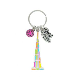 Porte-clés en métal coloré personnalisé CY, motif cheval de mer San Andres, souvenir de la boutique Love - Product Image 3