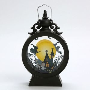 Lanterne décorative, lampe ronde, bougies électroniques européennes, lumières LED pour la veille d'Halloween - Product Image 5