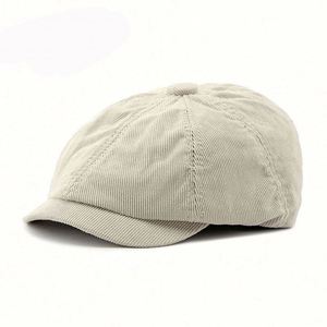 Casquette de newsboy rétro britannique unisexe en feutre de laine Gatsby pour les sports de plein air, les occasions décontractées et la plage - Product Image 3