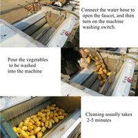 L'industrie utilise des machines à laver et à peler le manioc, ainsi que des machines à peler les patates douces et les carottes.