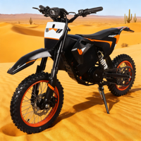Moto électrique tout-terrain haute performance 6000W 60V 24Ah 200km 7 vitesses avec freins à disque hydrauliques pour adultes