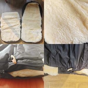 100% australien en peau de mouton <span class=keywords><strong>chancelière</strong></span> poussette bruant sac bébé voyage sac de couchage - Product Image 6