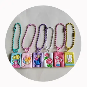 Hot Selling Craft Kits Metal Key Rings Cute Keychain Cartoon Key Accessories for Decoration