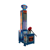 Machine d'arcade de boxe à monnayeur : Jeu de défi de force 'King of the Hammer' pour salle de jeux de parc d'attractions intérieur