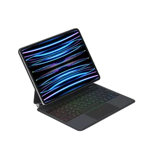 Capa de teclado mágico com touchpad inteligente para iPad Air 4 5 Geração 10.9/iPad Pro 11 2020 2018 Trackpad teclado retroiluminado