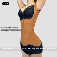 Femmes ferme haute Stretch Nylon ventre taille formateur forme du corps minceur sans couture Body Shapewear Corsets tenue quotidienne pour