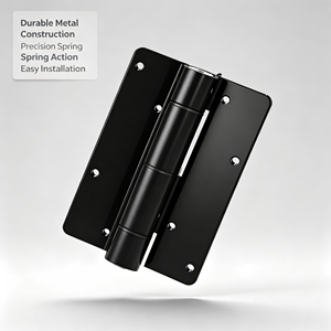 Charnière invisible robuste en alliage de zinc, réglable en 3D, noire, pour porte intérieure, à fermeture douce, Guangdong - Product Image 5