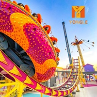 Manège Soucoupe Volante UFO de Haute Qualité, Thème Thrill, Rotation 360°, Type Mega Disco, Équipement d'Attraction pour Parc d'Attractions, À Vendre