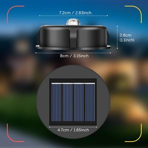 Vente en gros Nouveau design Lampe murale solaire étanche à montage extérieur, éclairage haut et bas, moderne - Product Image 4